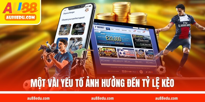 Một vài yếu tố liên quan trực tiếp đến tỷ lệ kèo